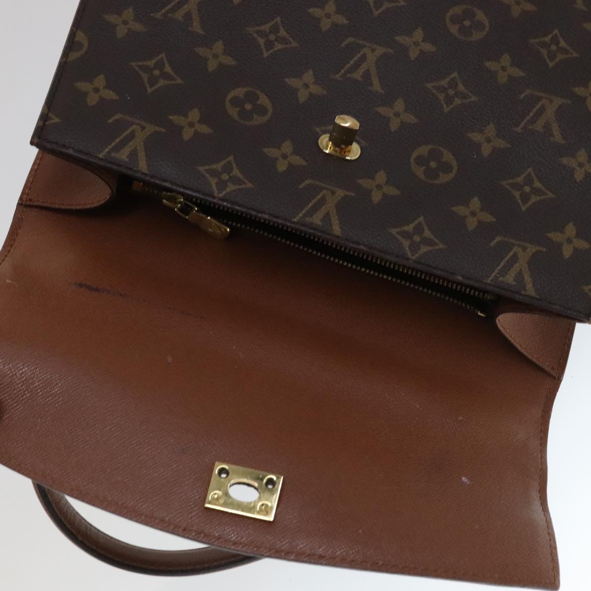 LOUIS VUITTON Monogram Malesherbes Hand Bag M51379 LV ar13171