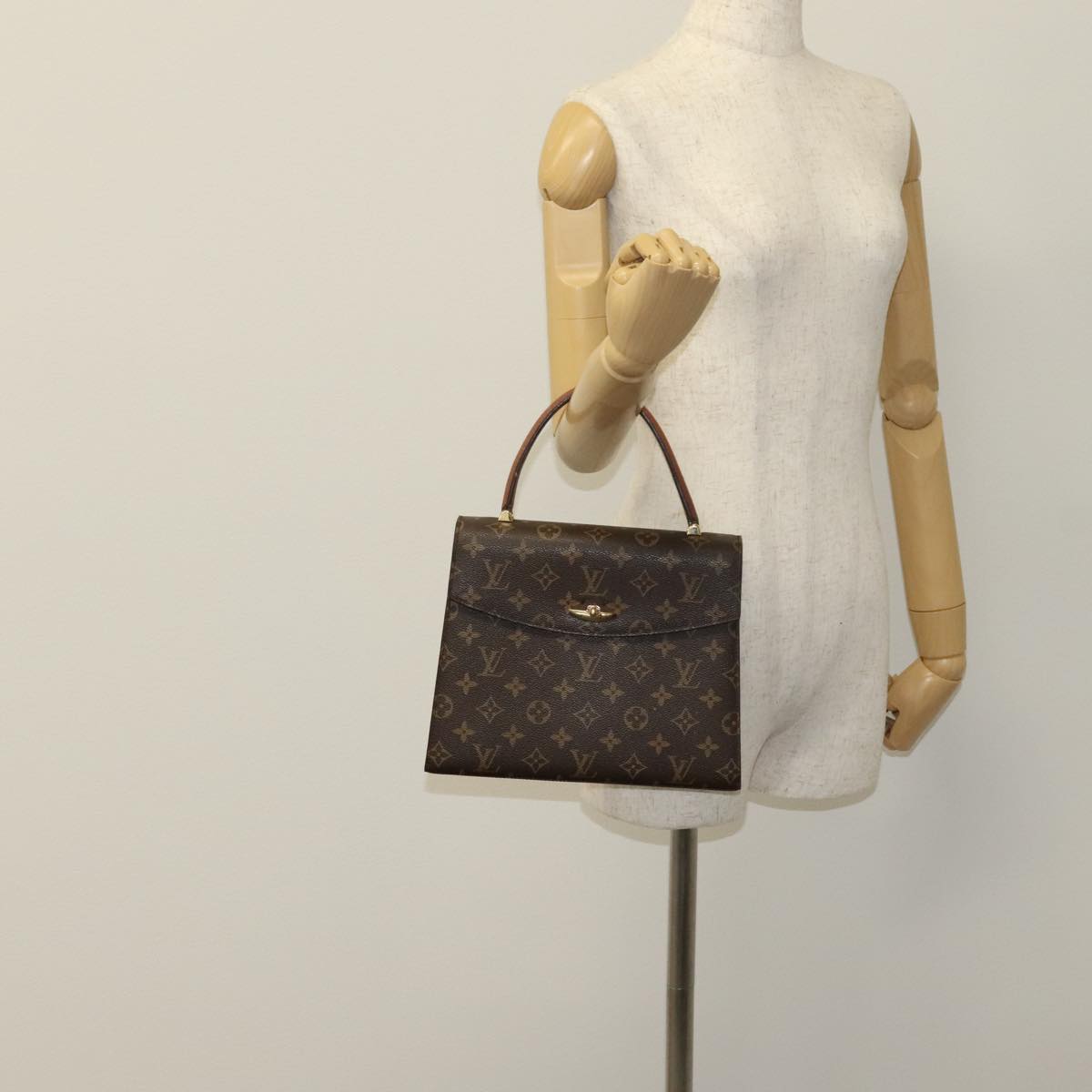LOUIS VUITTON Monogram Malesherbes Hand Bag M51379 LV ar13171