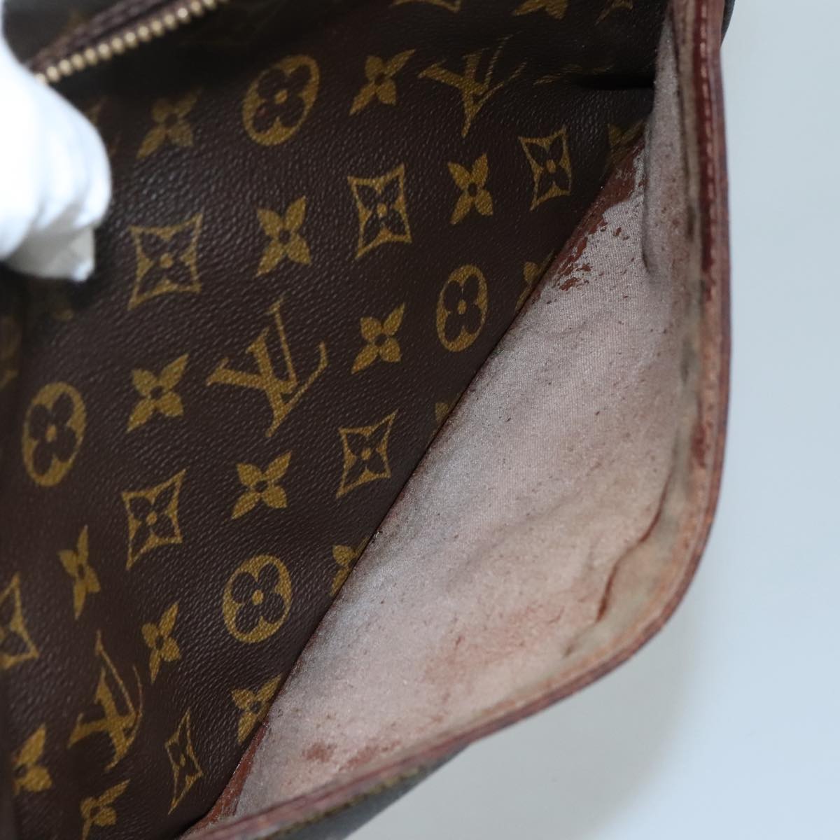 LOUIS VUITTON Monogram Compiegne 28 Clutch Bag M51845 LV ar13177