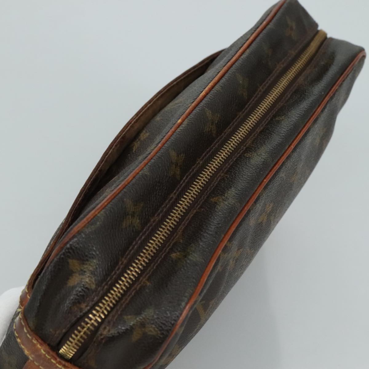 LOUIS VUITTON Monogram Compiegne 28 Clutch Bag M51845 LV ar13177