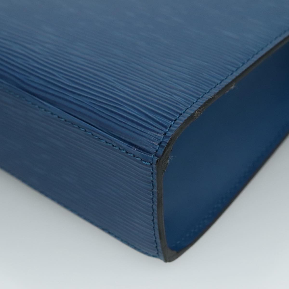 LOUIS VUITTON Epi Malesherbes Hand Bag Blue M52375 LV ar13185