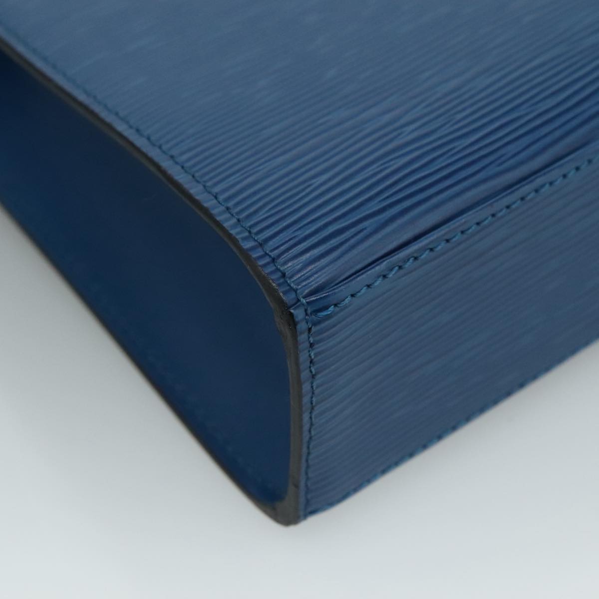 LOUIS VUITTON Epi Malesherbes Hand Bag Blue M52375 LV ar13185