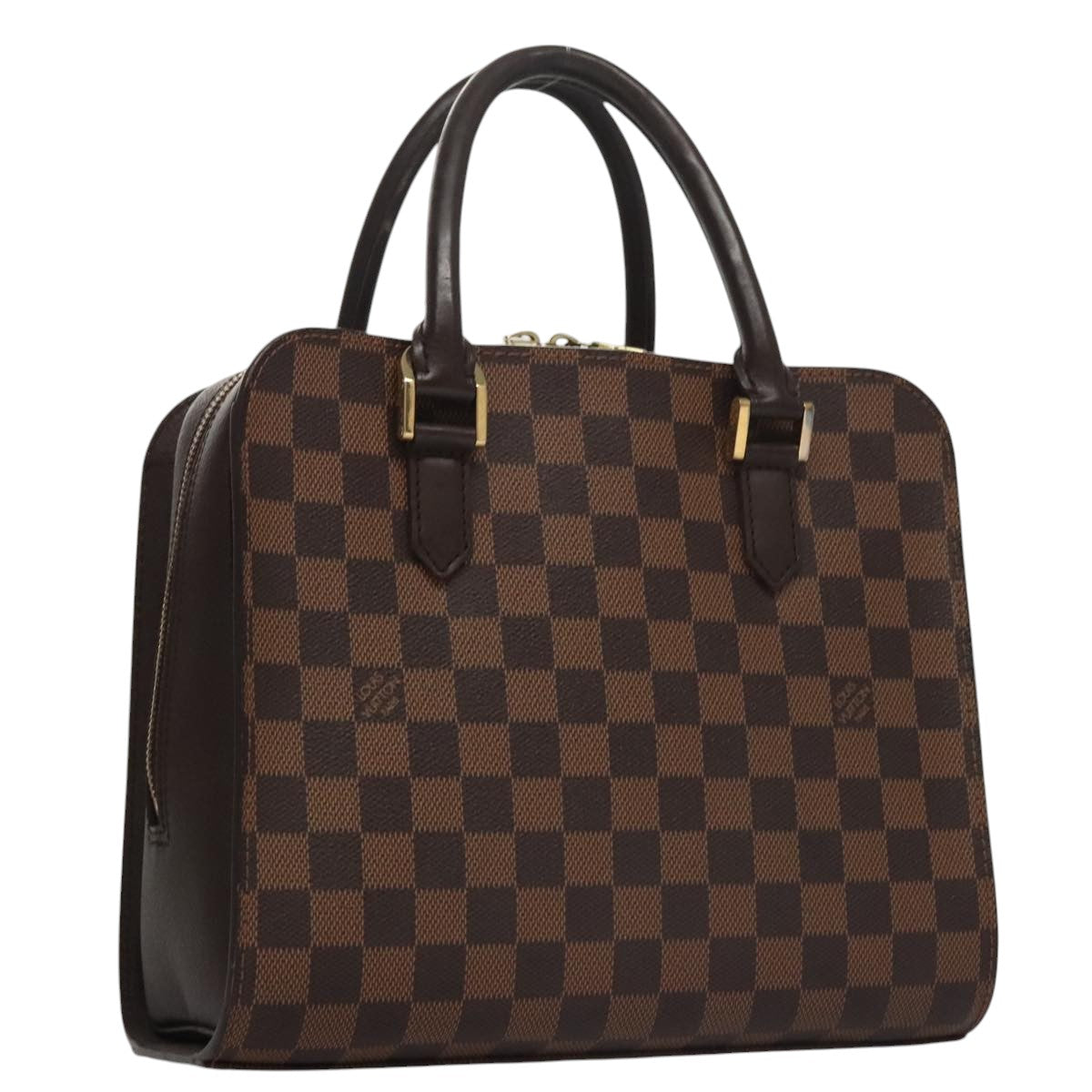 LOUIS VUITTON Damier Ebene Triana Hand Bag N51155 LV ar13190