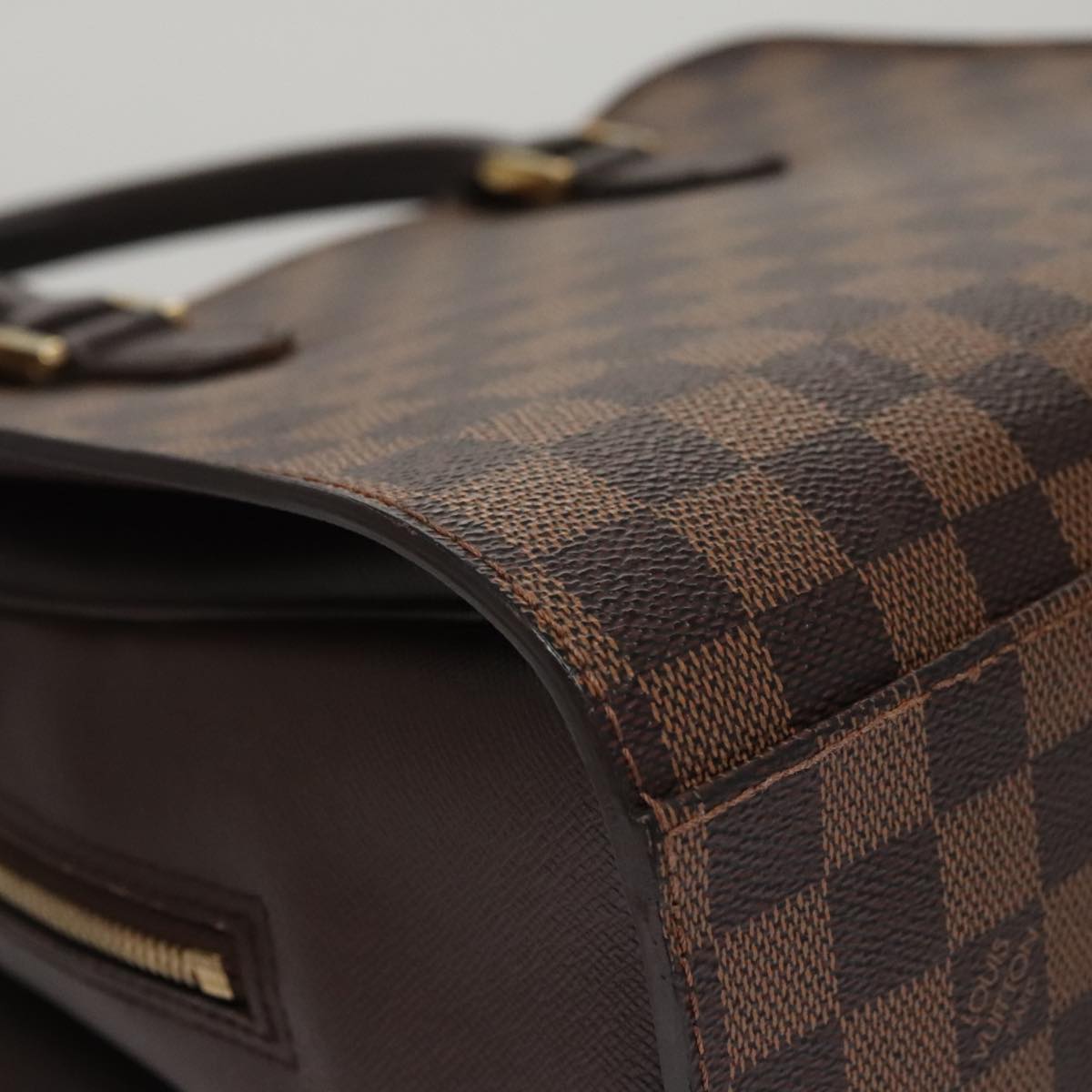 LOUIS VUITTON Damier Ebene Triana Hand Bag N51155 LV ar13190
