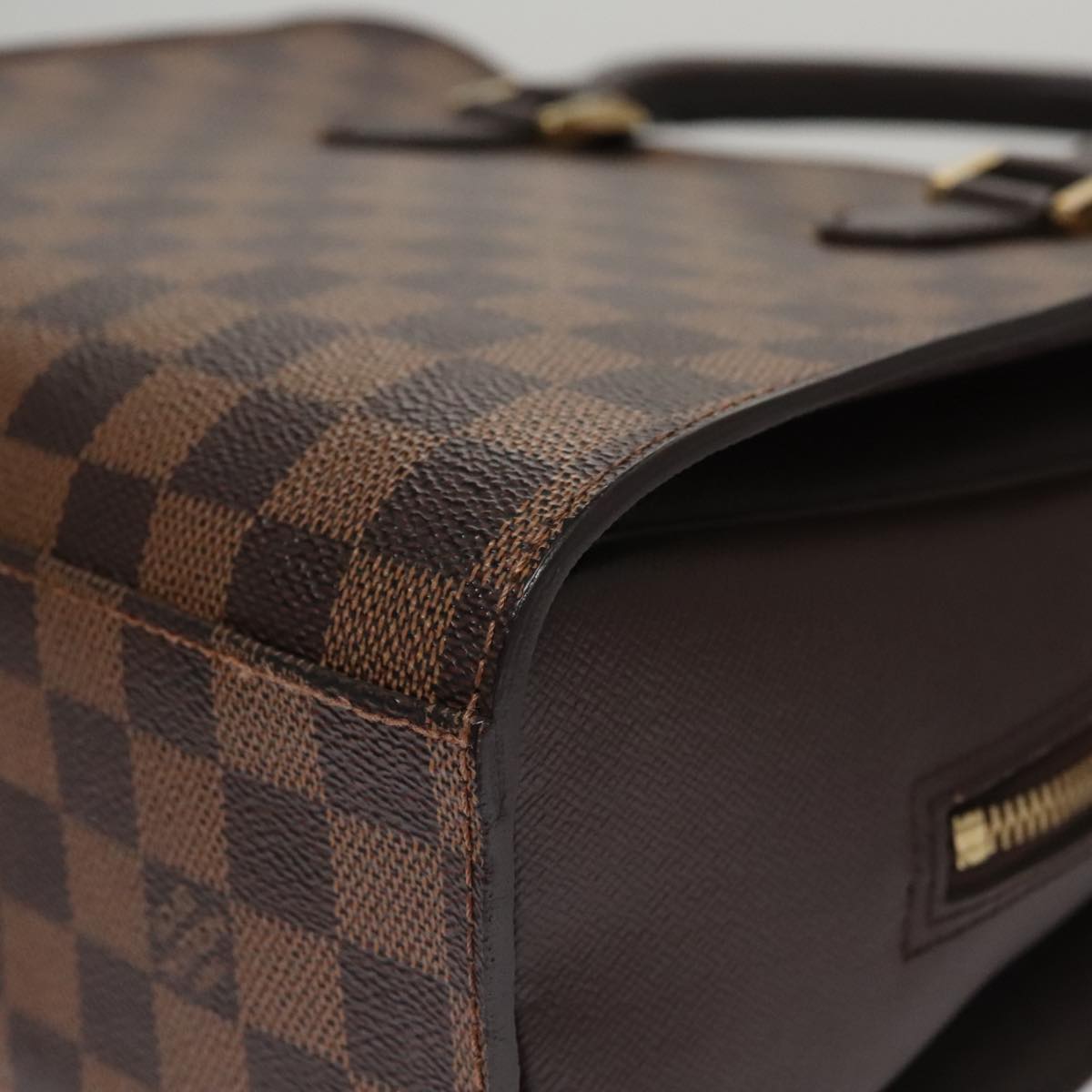 LOUIS VUITTON Damier Ebene Triana Hand Bag N51155 LV ar13190