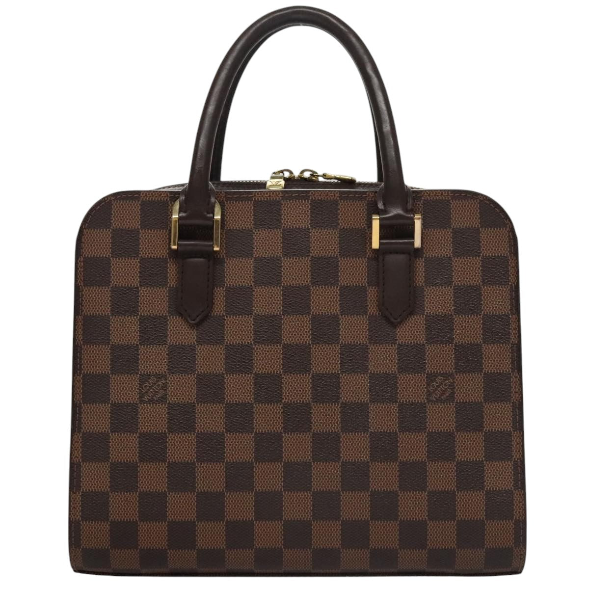 LOUIS VUITTON Damier Ebene Triana Hand Bag N51155 LV ar13190