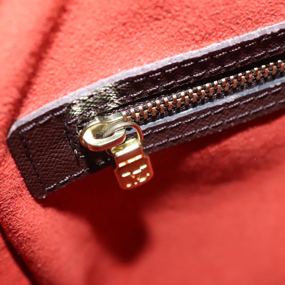 LOUIS VUITTON Damier Ebene Triana Hand Bag N51155 LV ar13190