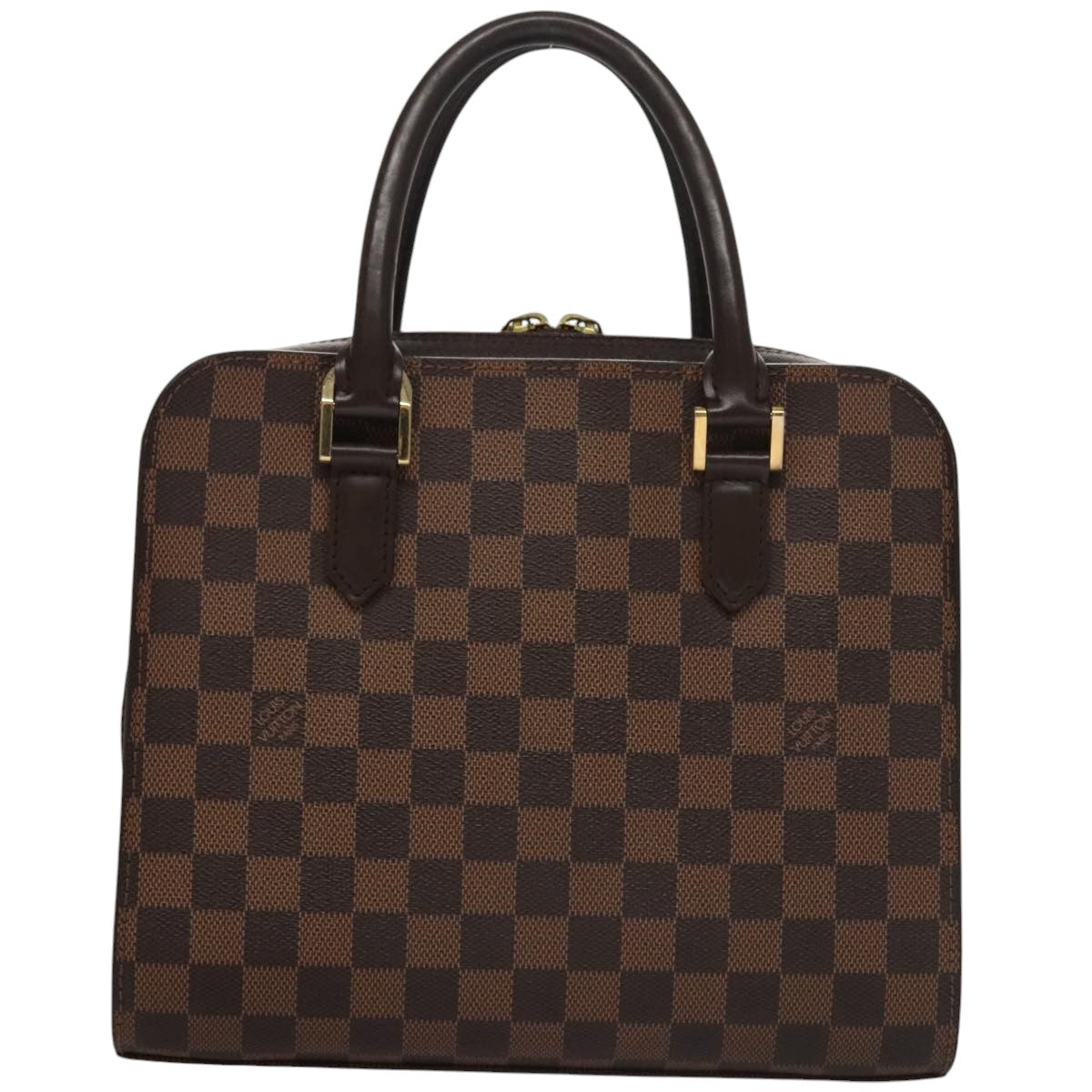 LOUIS VUITTON Damier Ebene Triana Hand Bag N51155 LV ar13190