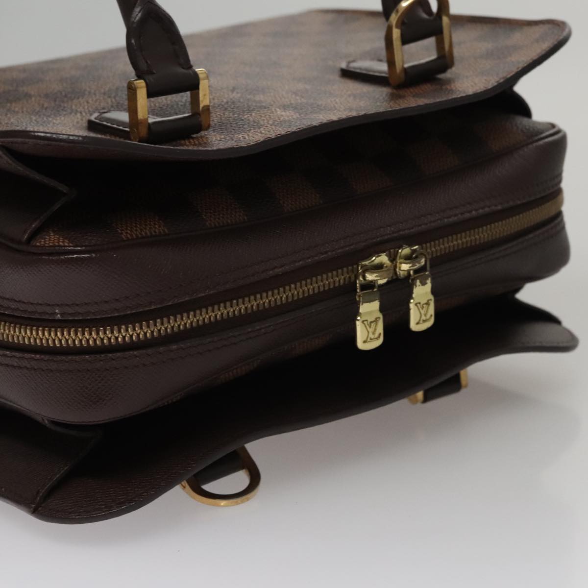 LOUIS VUITTON Damier Ebene Triana Hand Bag N51155 LV ar13190