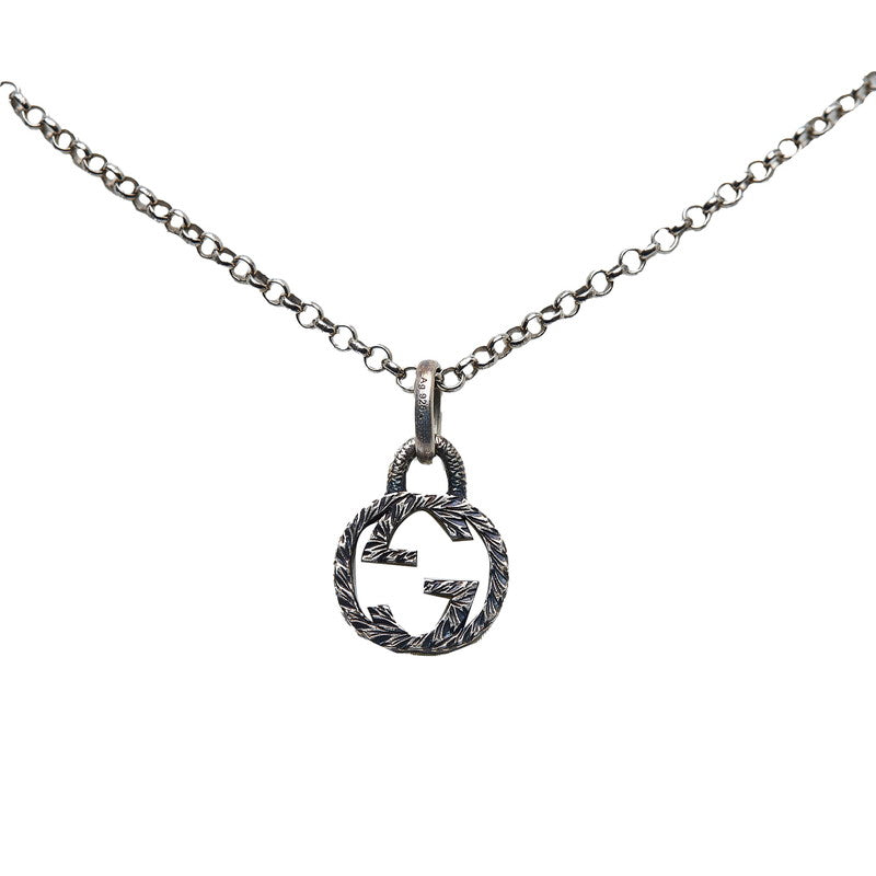 Luxury Gucci Trending 2025 Interlocking G Silver Necklace SV925