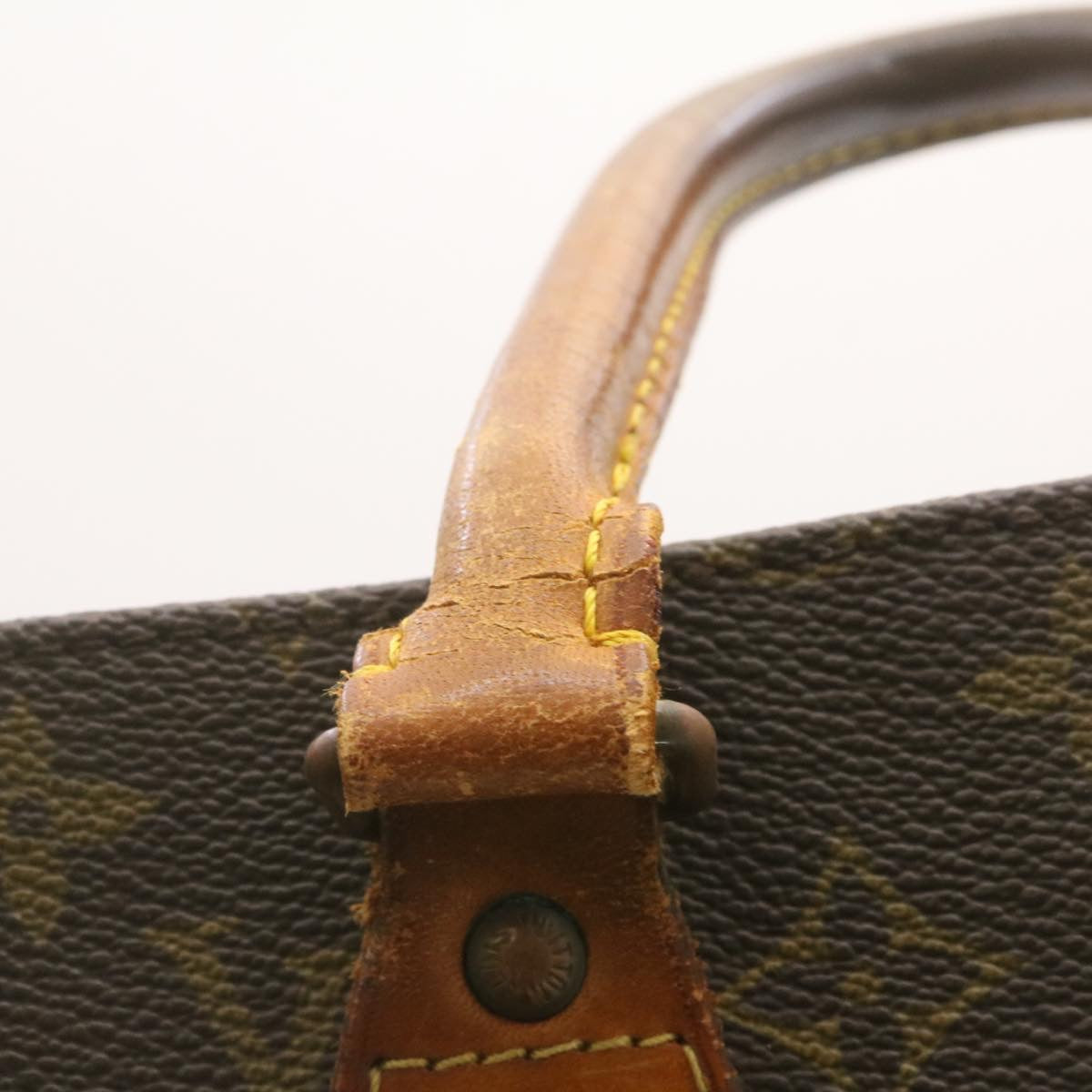 LOUIS VUITTON Monogram Sac Plat Hand Bag M51140 LV ar4575