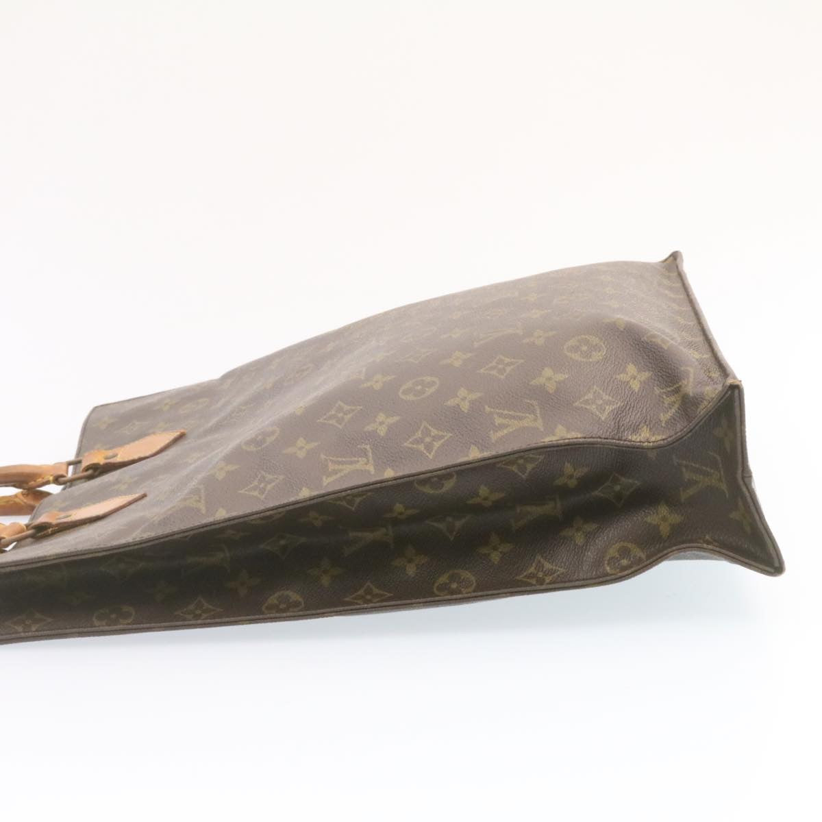 LOUIS VUITTON Monogram Sac Plat Hand Bag M51140 LV ar4575