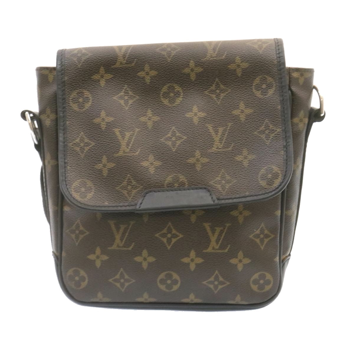 LOUIS VUITTON Monogram Macassar Bass PM Shoulder Bag M56717 LV ar4578