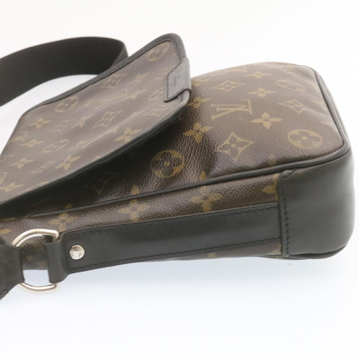 LOUIS VUITTON Monogram Macassar Bass PM Shoulder Bag M56717 LV ar4578