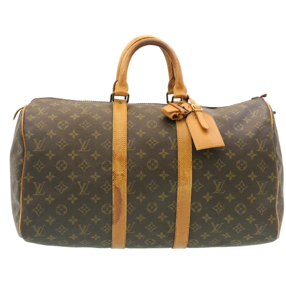 LOUIS VUITTON Monogram Keepall 45 Boston Bag Vintage M41428 LV ar5441