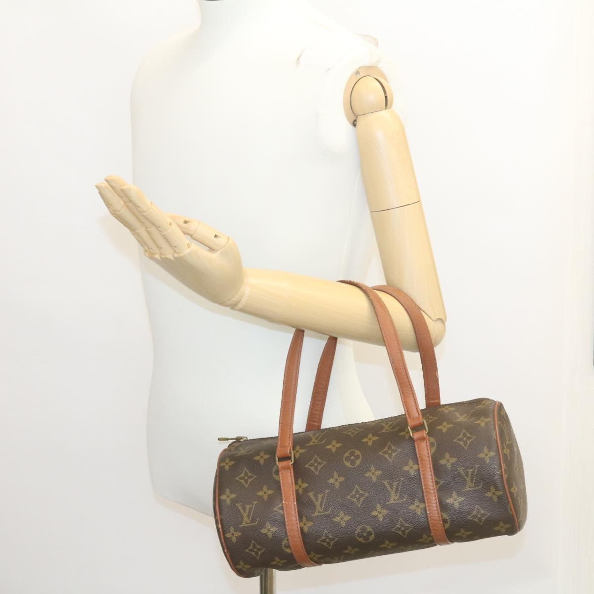 LOUIS VUITTON Monogram Papillon 30 Hand Bag Vintage M51365 LV ar5602