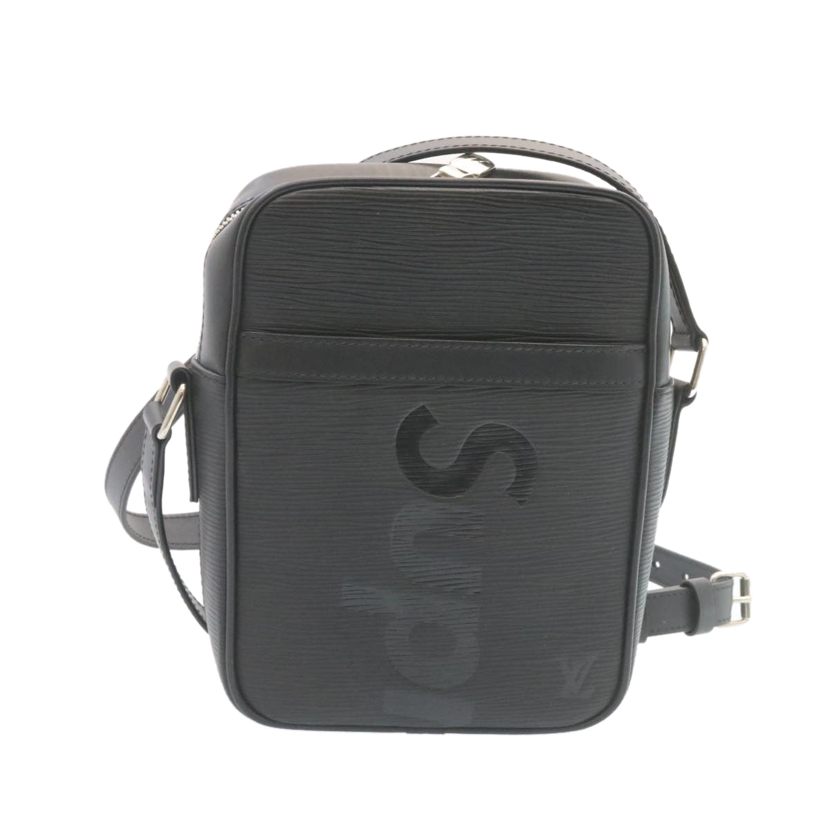 LOUIS VUITTON Supreme Epi Danube Shoulder Bag Black M53431 LV ar5973S