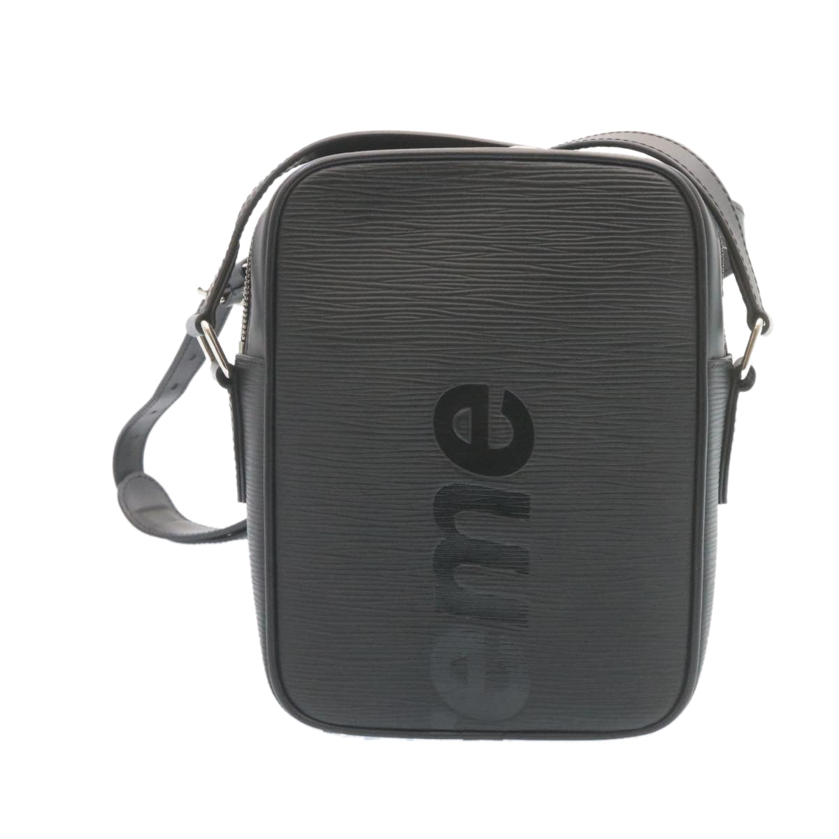 LOUIS VUITTON Supreme Epi Danube Shoulder Bag Black M53431 LV ar5973S