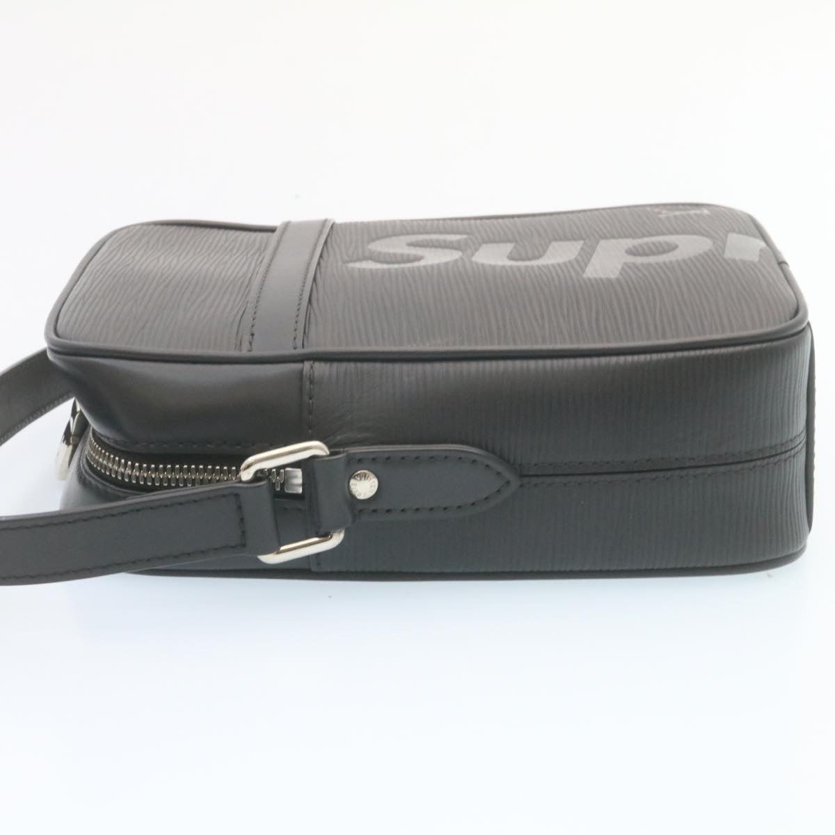 LOUIS VUITTON Supreme Epi Danube Shoulder Bag Black M53431 LV ar5973S