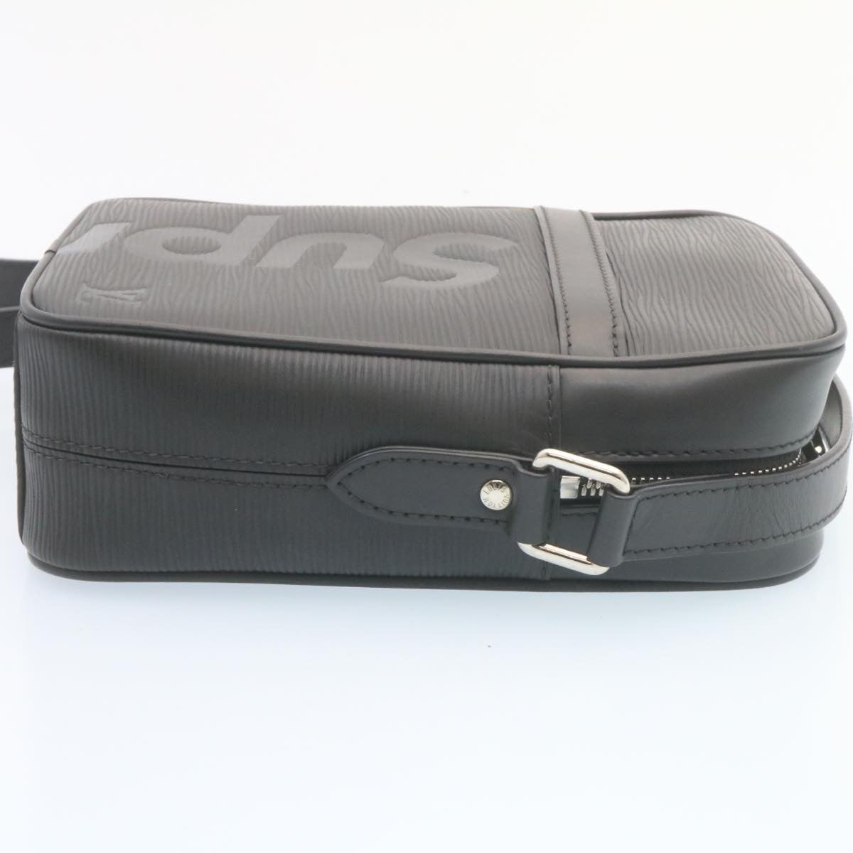 LOUIS VUITTON Supreme Epi Danube Shoulder Bag Black M53431 LV ar5973S