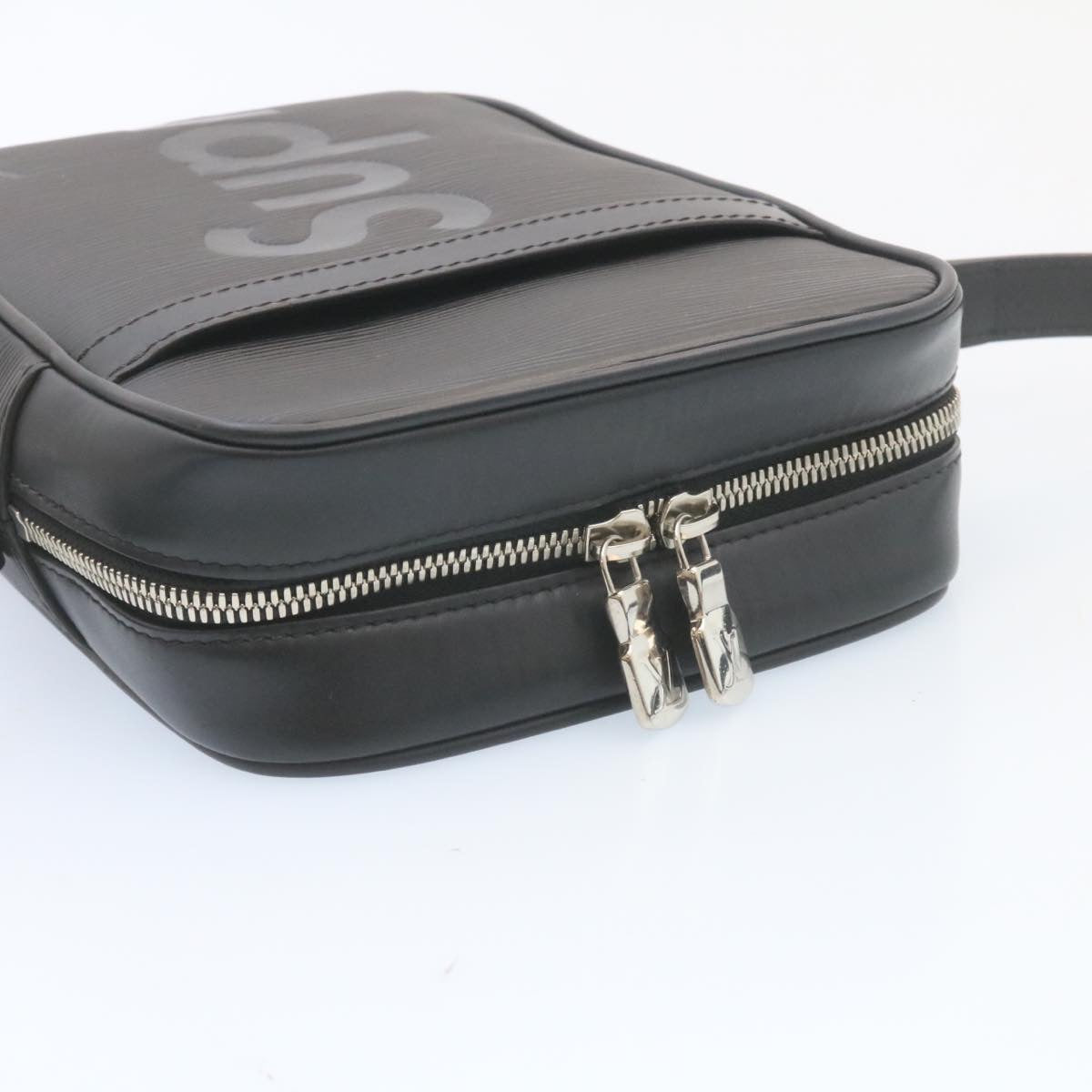 LOUIS VUITTON Supreme Epi Danube Shoulder Bag Black M53431 LV ar5973S