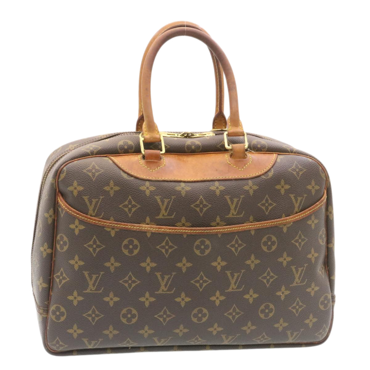 LOUIS VUITTON Monogram Deauville Hand Bag M47270 LV ar6166