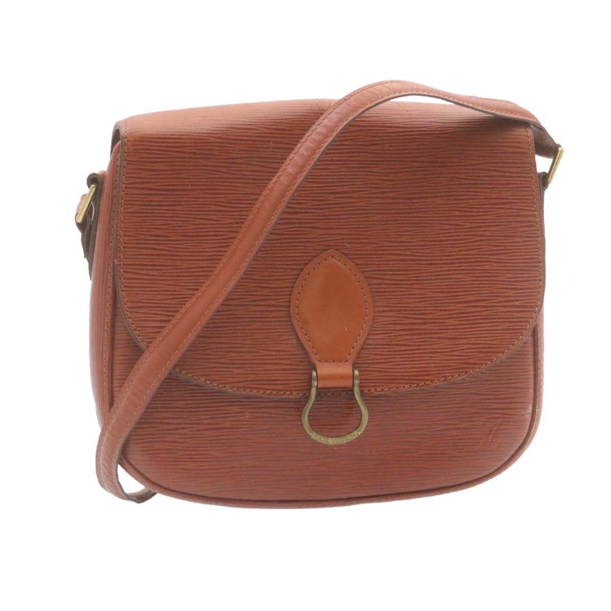 LOUIS VUITTON Epi Saint Cloud GM Shoulder Bag Brown M52193 LV ar6288