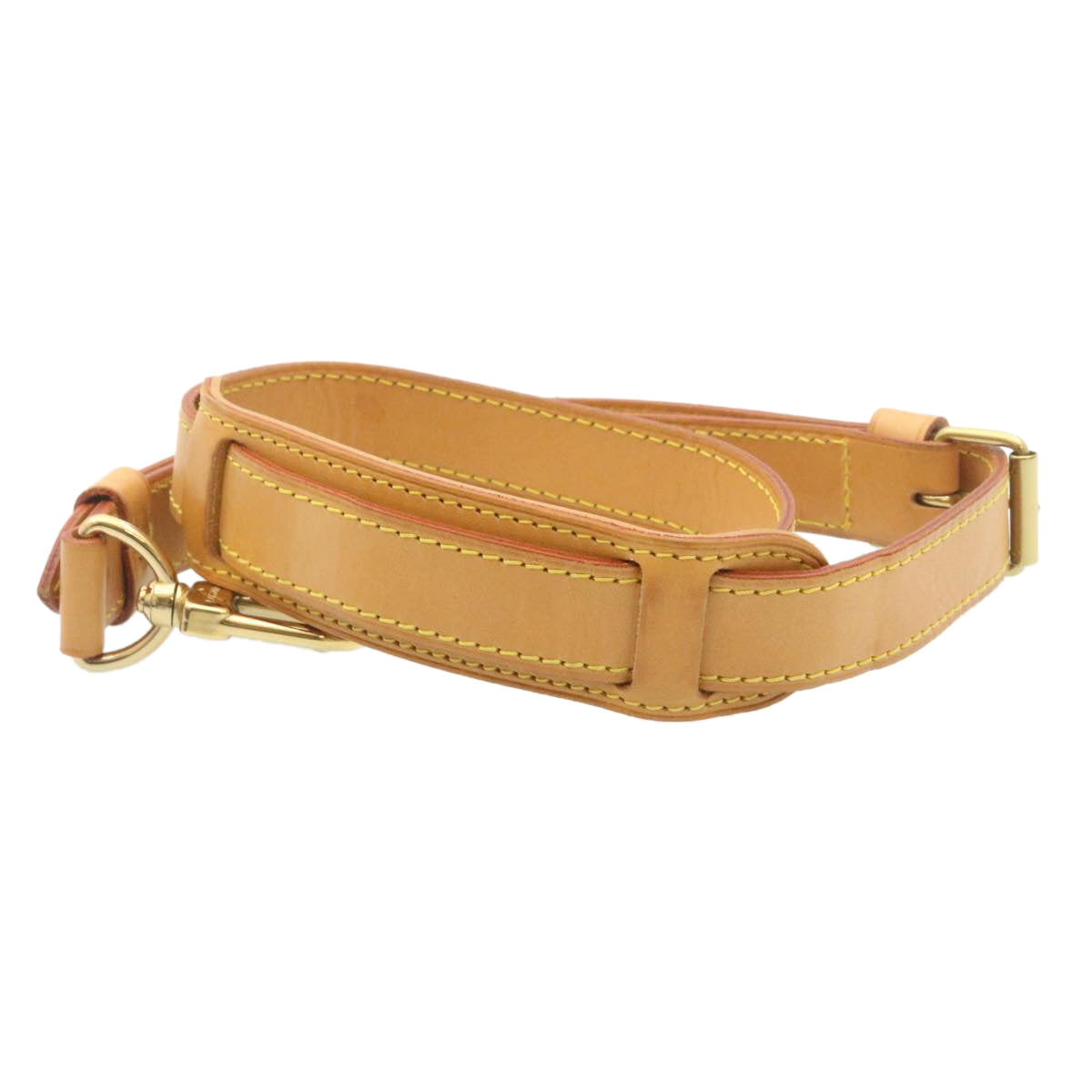 LOUIS VUITTON Shoulder Strap Leather Beige LV ar6313