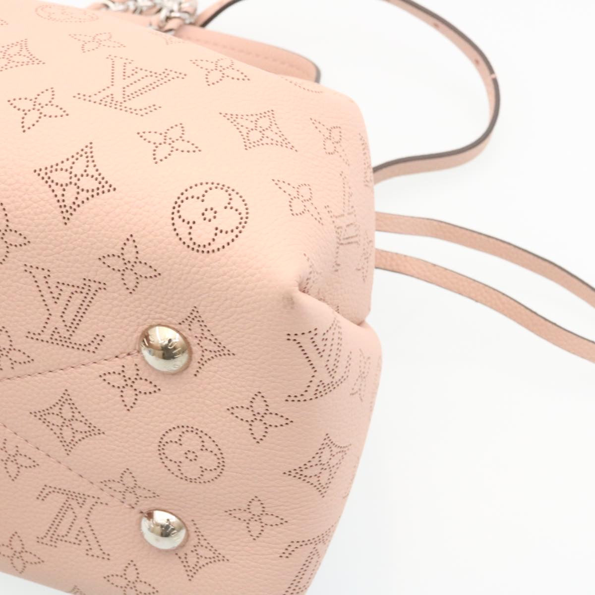 LOUIS VUITTON Monogram Mahina Bella Hand Bag Pink M57068 LV ar6430S