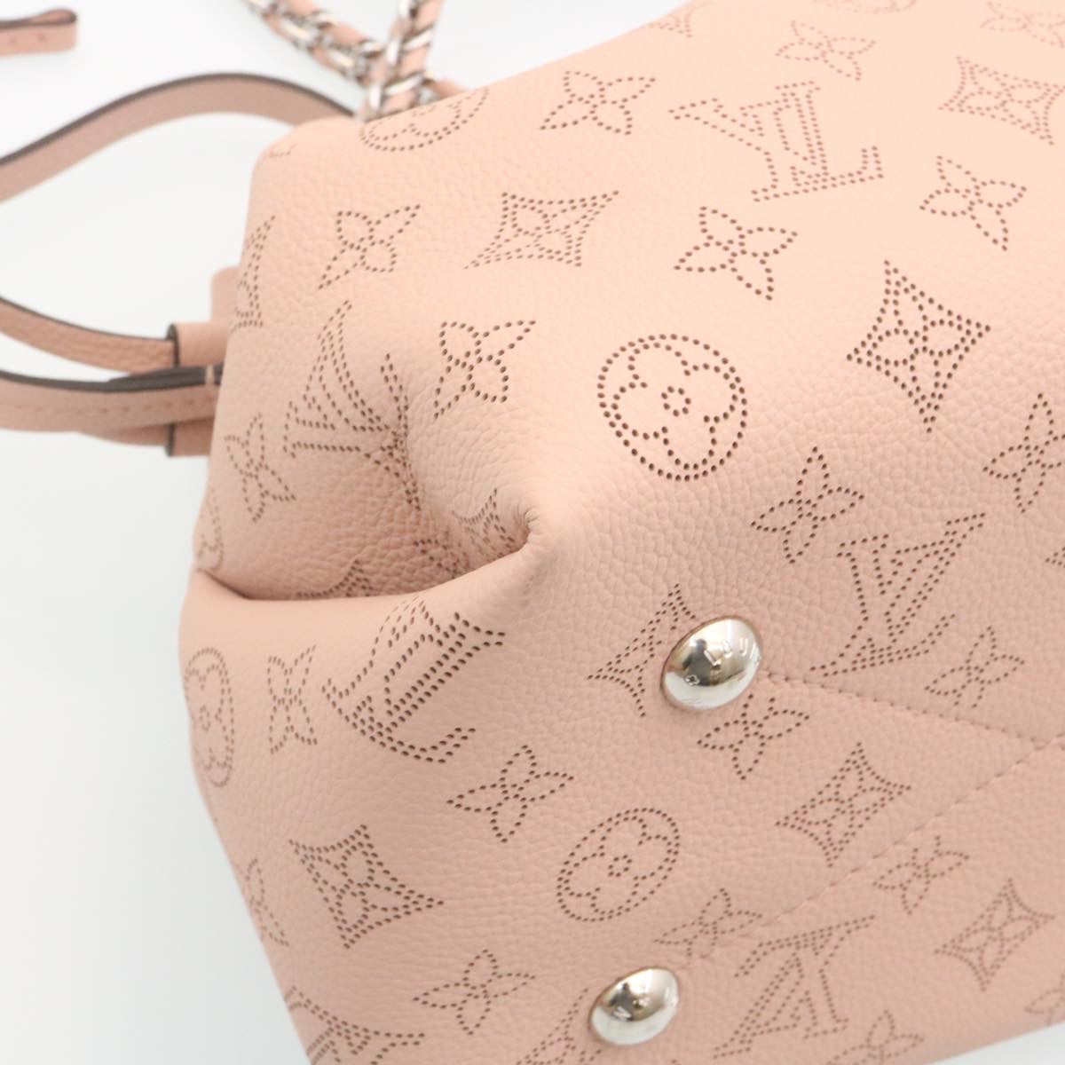 LOUIS VUITTON Monogram Mahina Bella Hand Bag Pink M57068 LV ar6430S