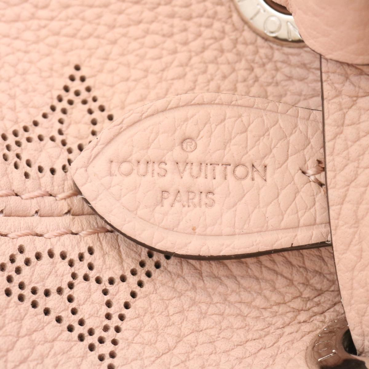 LOUIS VUITTON Monogram Mahina Bella Hand Bag Pink M57068 LV ar6430S
