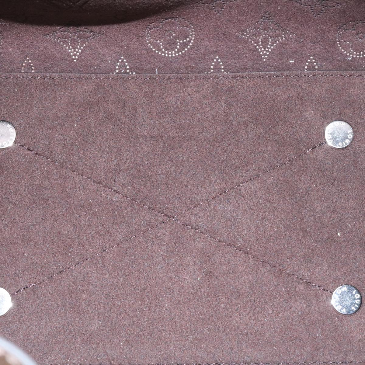 LOUIS VUITTON Monogram Mahina Bella Hand Bag Pink M57068 LV ar6430S