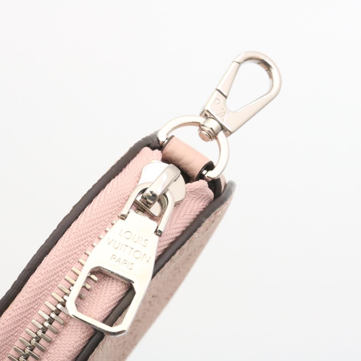 LOUIS VUITTON Monogram Mahina Bella Hand Bag Pink M57068 LV ar6430S