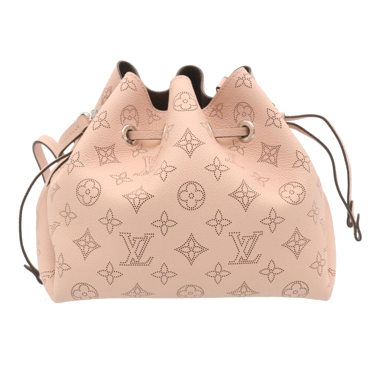 LOUIS VUITTON Monogram Mahina Bella Hand Bag Pink M57068 LV ar6430S