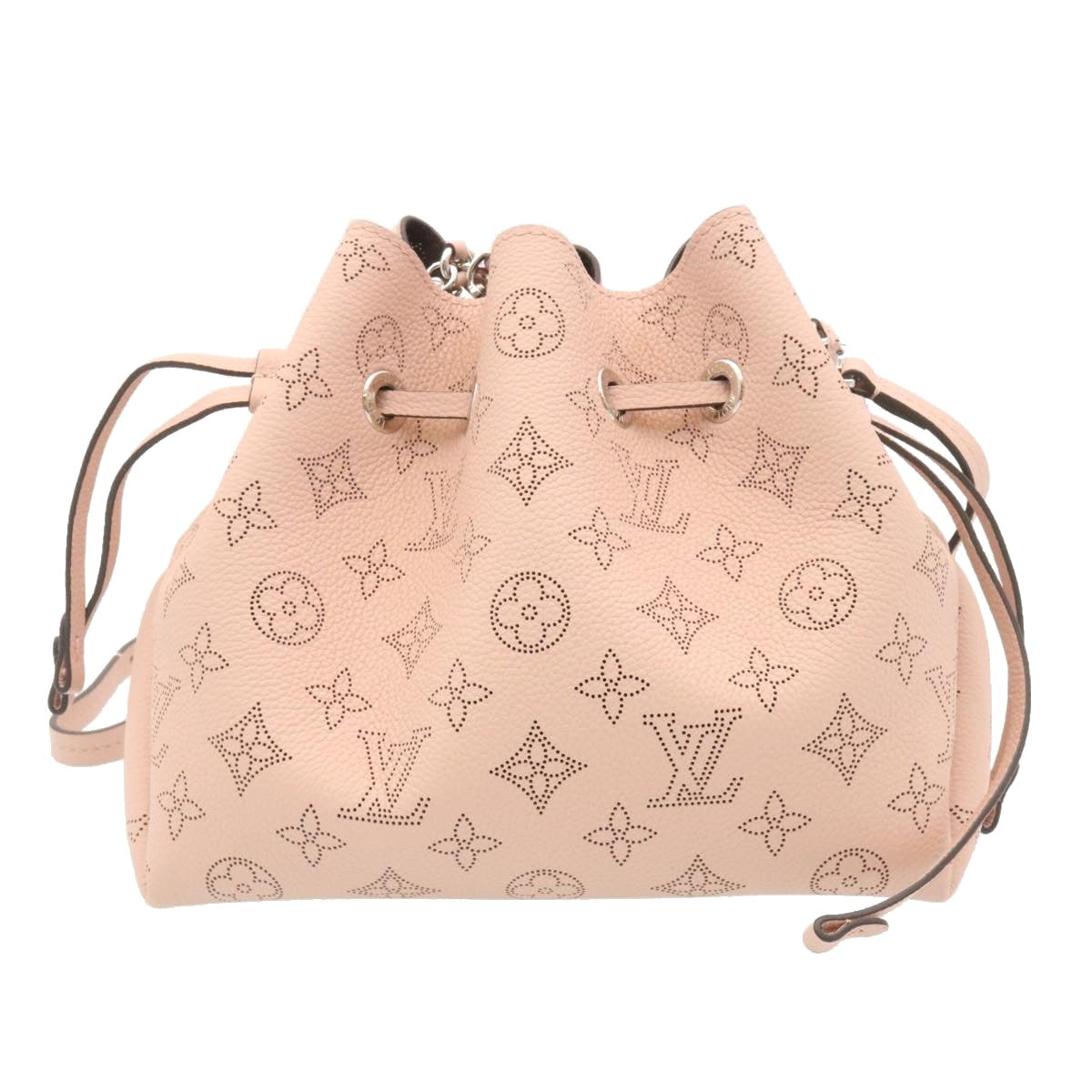 LOUIS VUITTON Monogram Mahina Bella Hand Bag Pink M57068 LV ar6430S