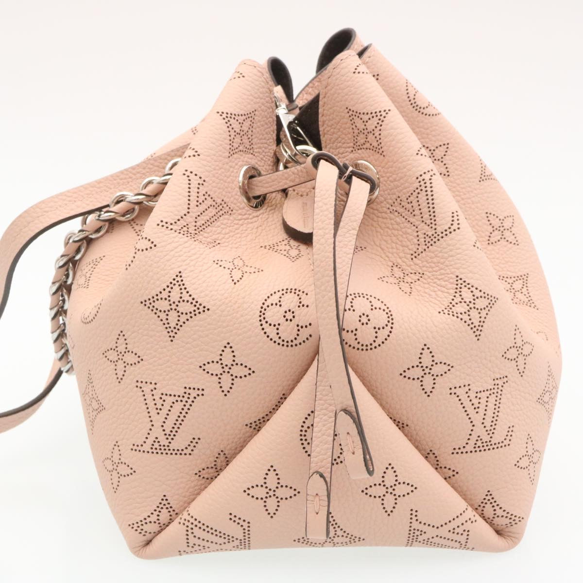 LOUIS VUITTON Monogram Mahina Bella Hand Bag Pink M57068 LV ar6430S