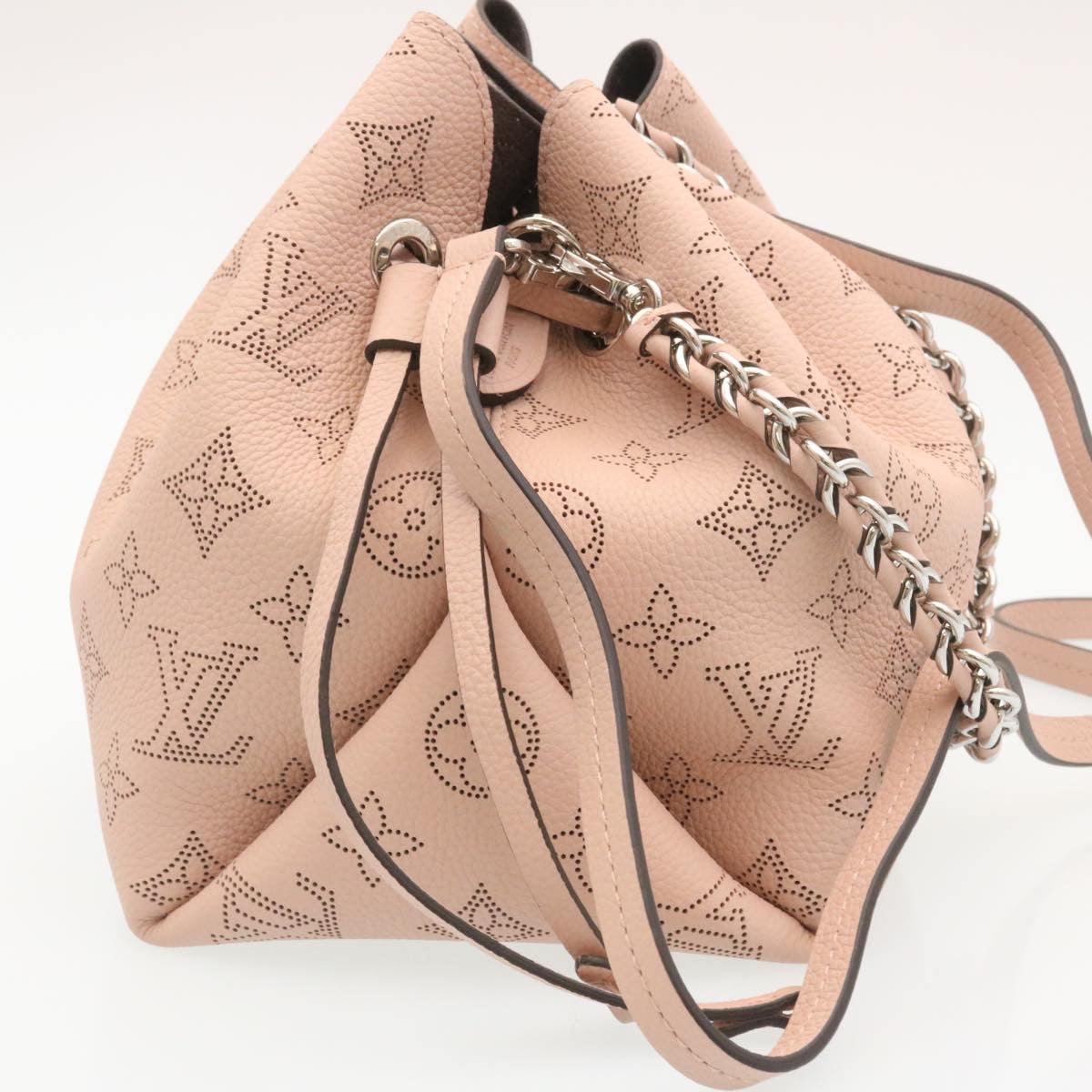 LOUIS VUITTON Monogram Mahina Bella Hand Bag Pink M57068 LV ar6430S