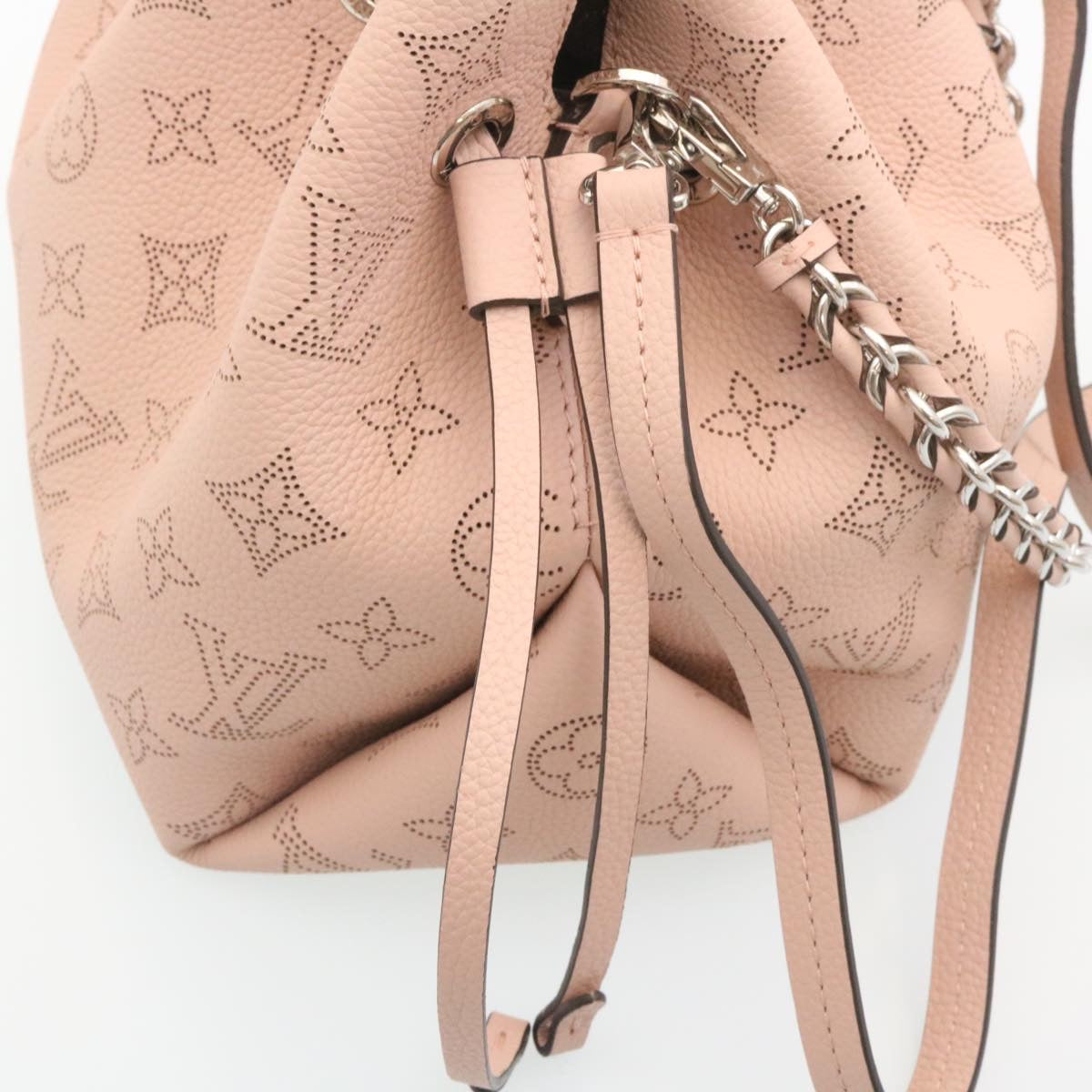 LOUIS VUITTON Monogram Mahina Bella Hand Bag Pink M57068 LV ar6430S