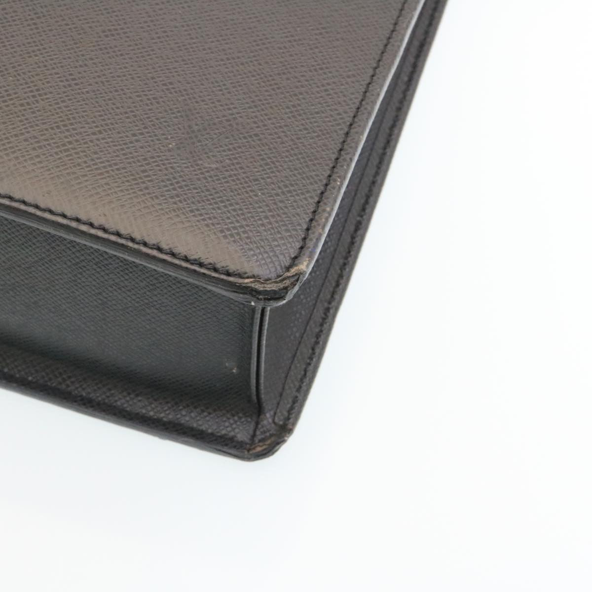 LOUIS VUITTON Taiga Porte Documents Rozan Business Bag Black M30052 ar6487