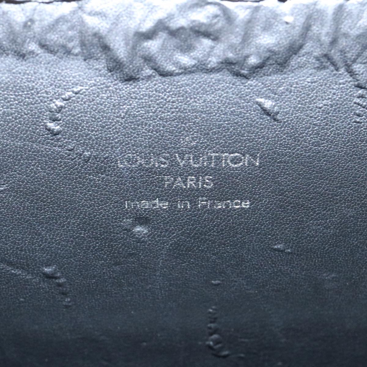 LOUIS VUITTON Taiga Porte Documents Rozan Business Bag Black M30052 ar6487
