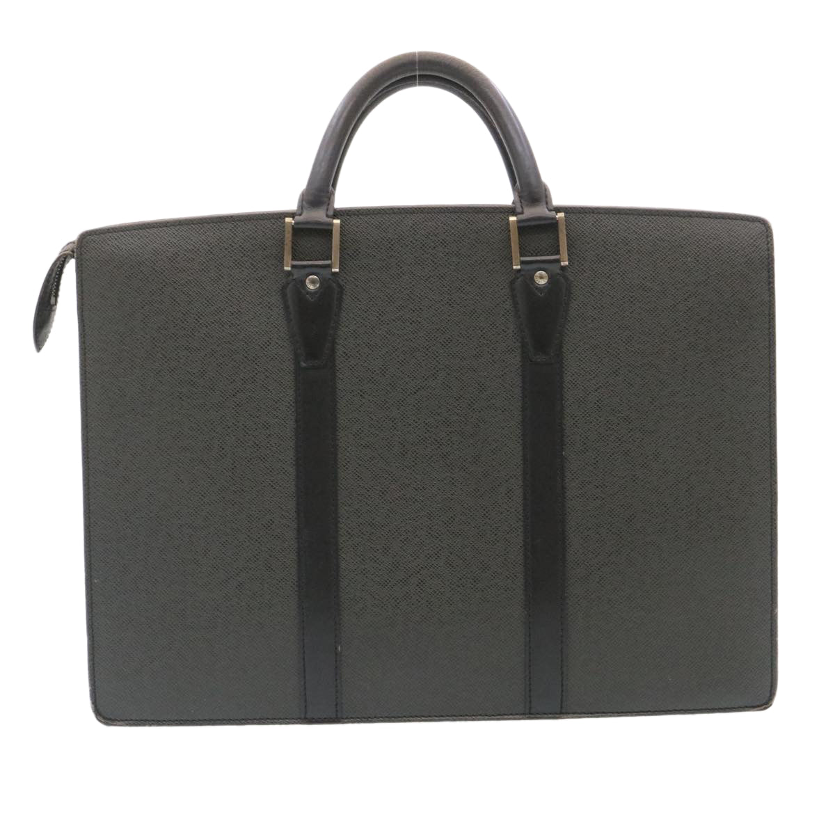LOUIS VUITTON Taiga Porte Documents Rozan Business Bag Black M30052 ar6487