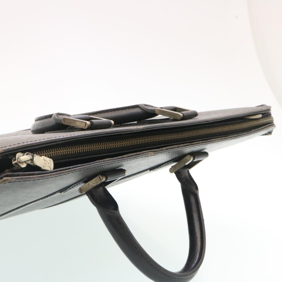 LOUIS VUITTON Taiga Porte Documents Rozan Business Bag Black M30052 ar6487