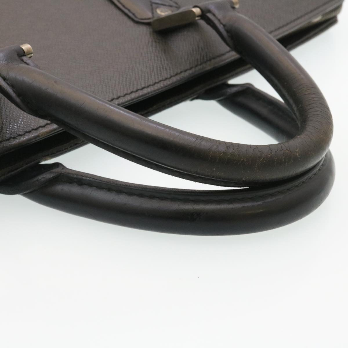 LOUIS VUITTON Taiga Porte Documents Rozan Business Bag Black M30052 ar6487