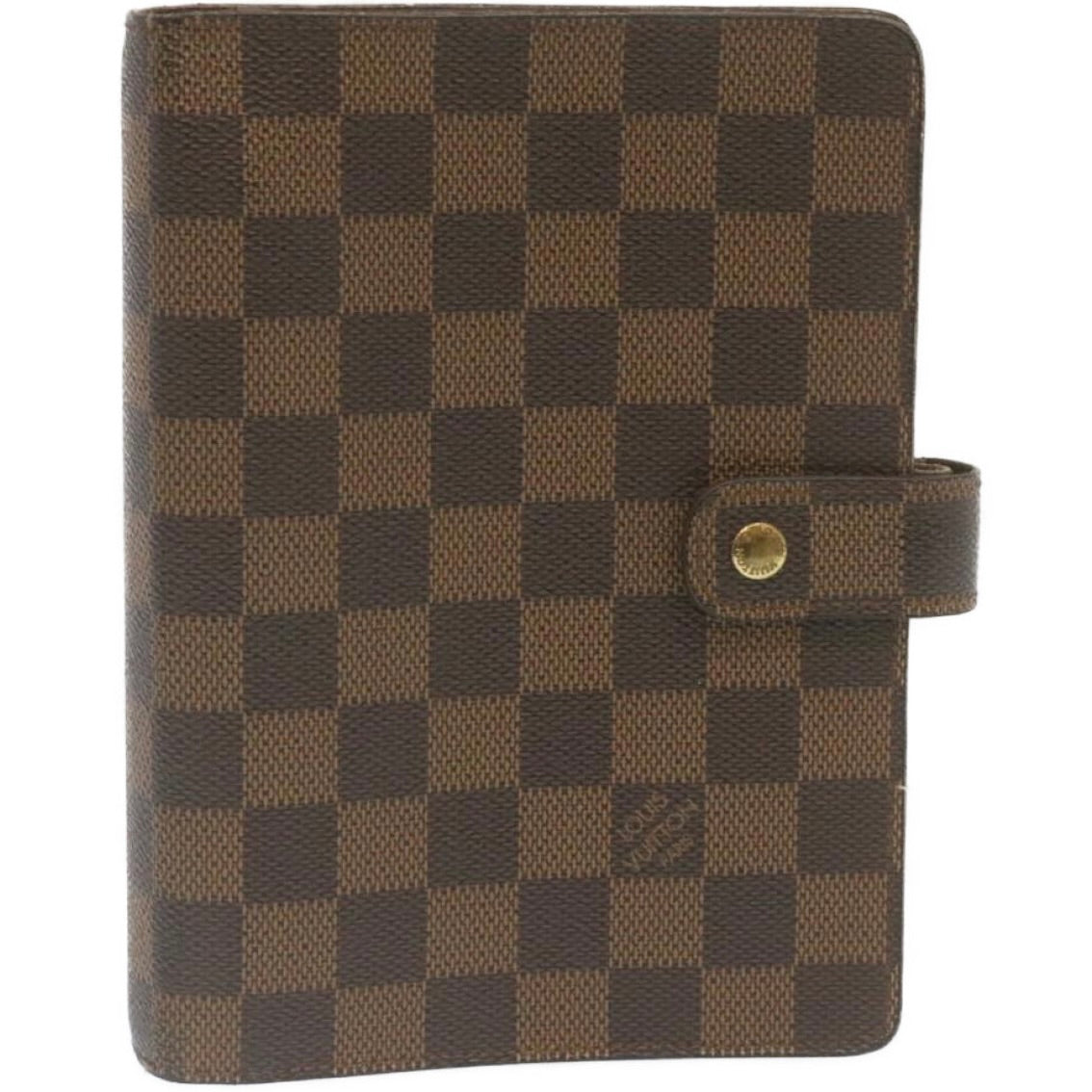 LOUIS VUITTON Damier Ebene Agenda MM Day Planner Cover R20935 LV ar6536