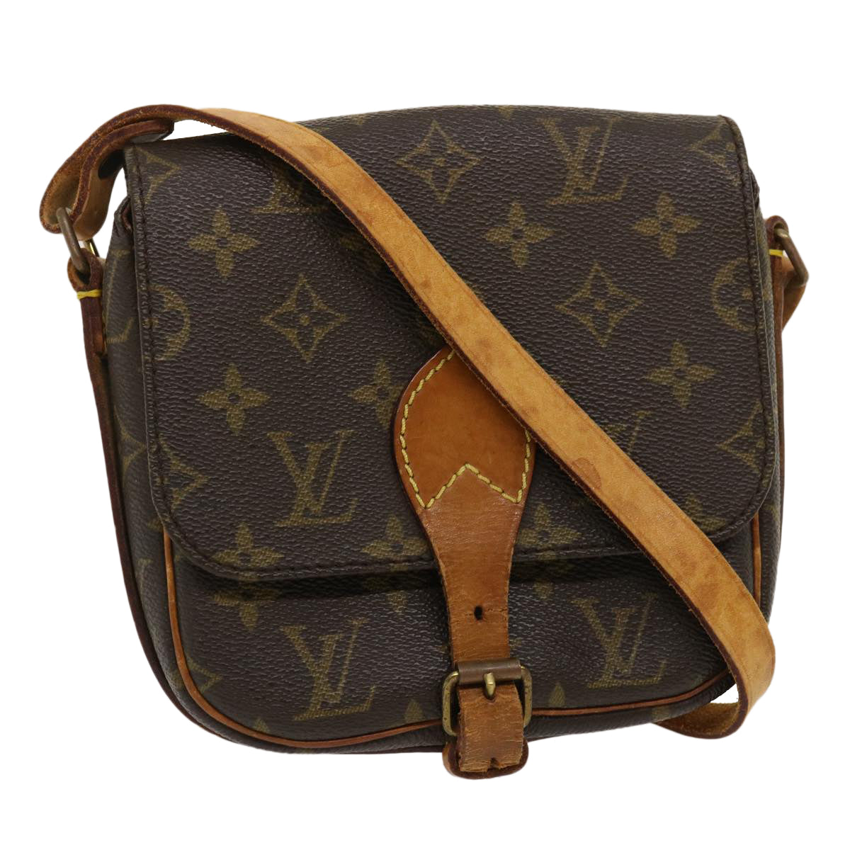LOUIS VUITTON Monogram Cartouchiere PM Shoulder Bag M51254 LV ar6779