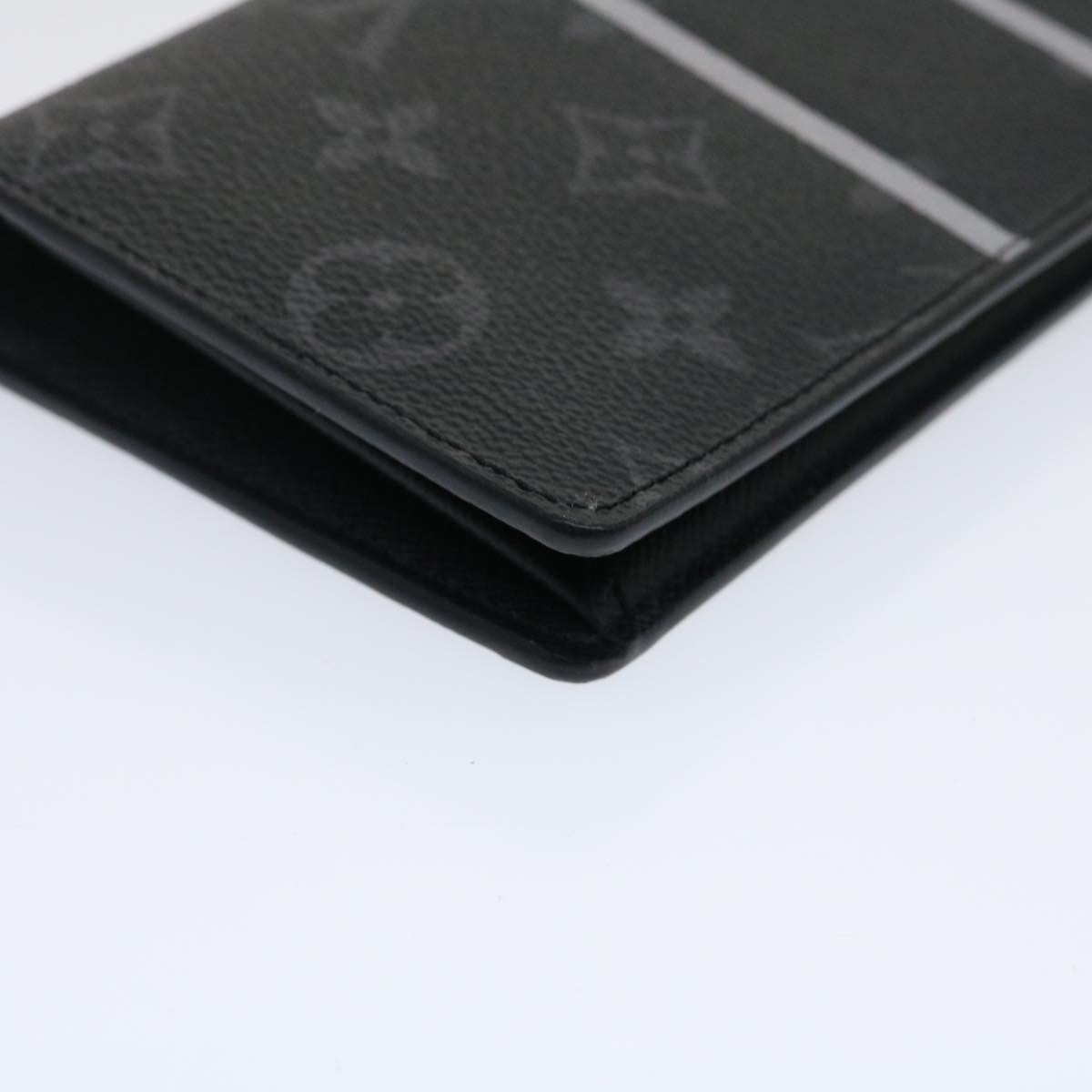 LOUIS VUITTON Eclipse Flash Portefeuille Braza Long Wallet M64438 ar6842S