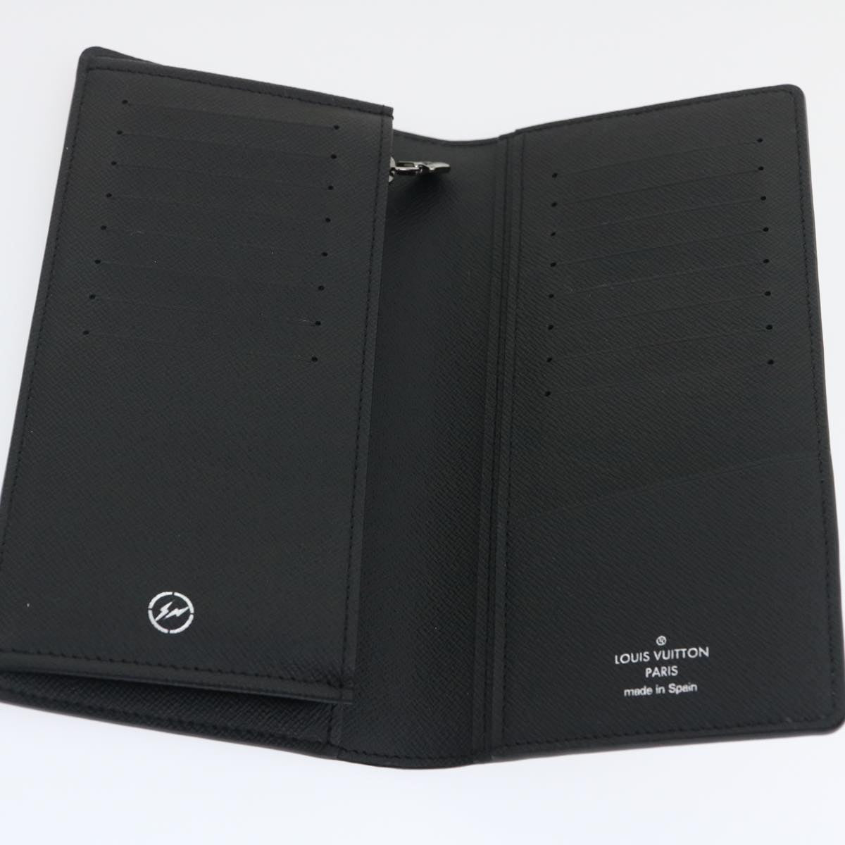 LOUIS VUITTON Eclipse Flash Portefeuille Braza Long Wallet M64438 ar6842S