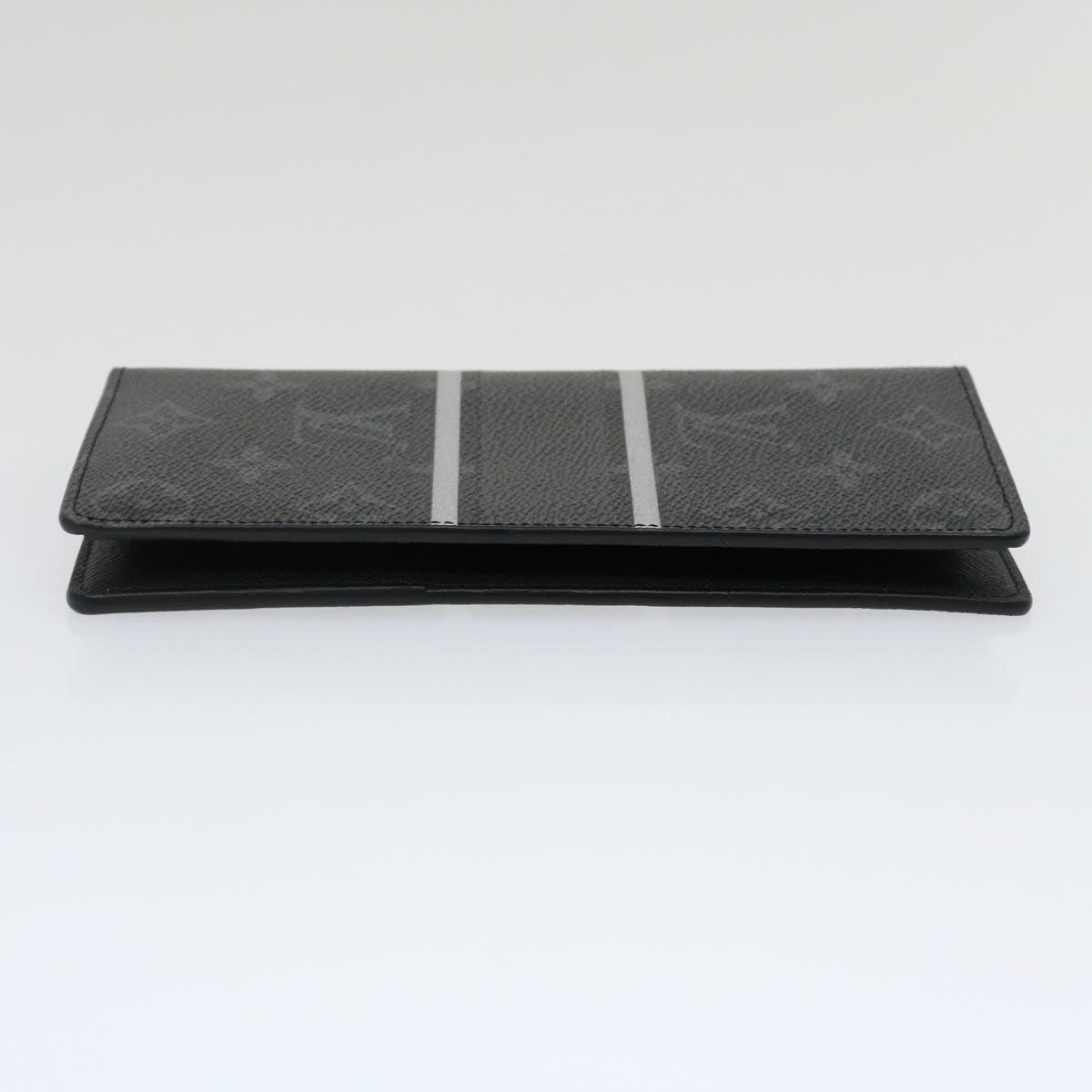 LOUIS VUITTON Eclipse Flash Portefeuille Braza Long Wallet M64438 ar6842S