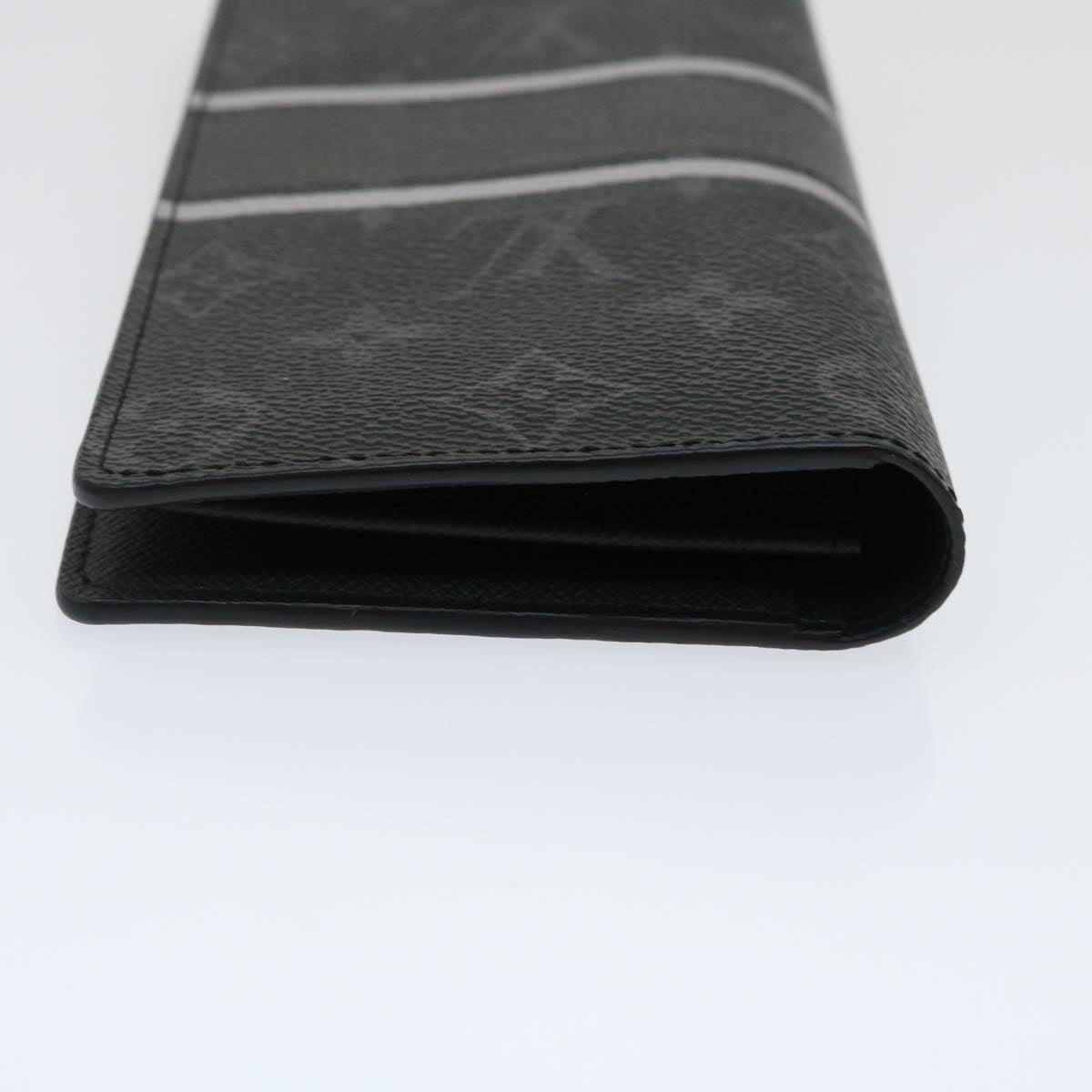 LOUIS VUITTON Eclipse Flash Portefeuille Braza Long Wallet M64438 ar6842S