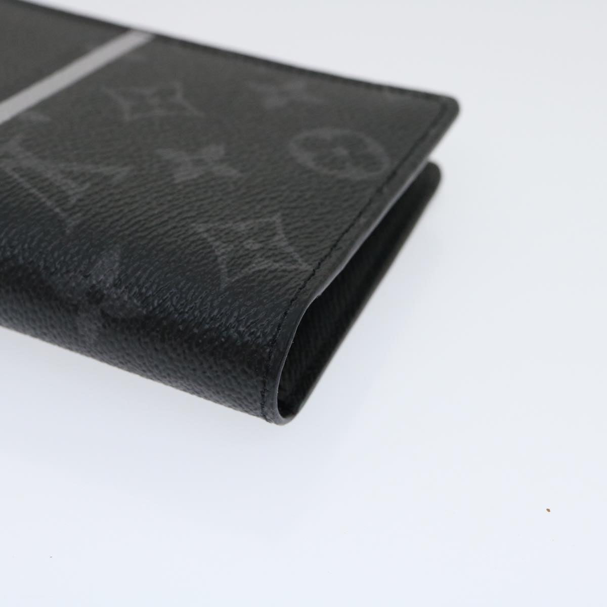 LOUIS VUITTON Eclipse Flash Portefeuille Braza Long Wallet M64438 ar6842S